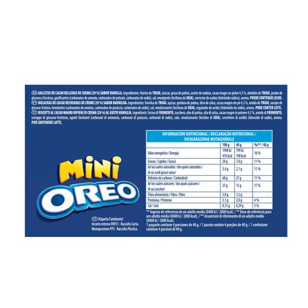Galleta Oreo 160g mini