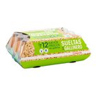 Huevos de gallinas sueltas en el gallinero Alipende 12u "clase m"