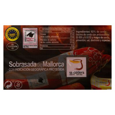 Sobrasada de mallorca Caldera 200g