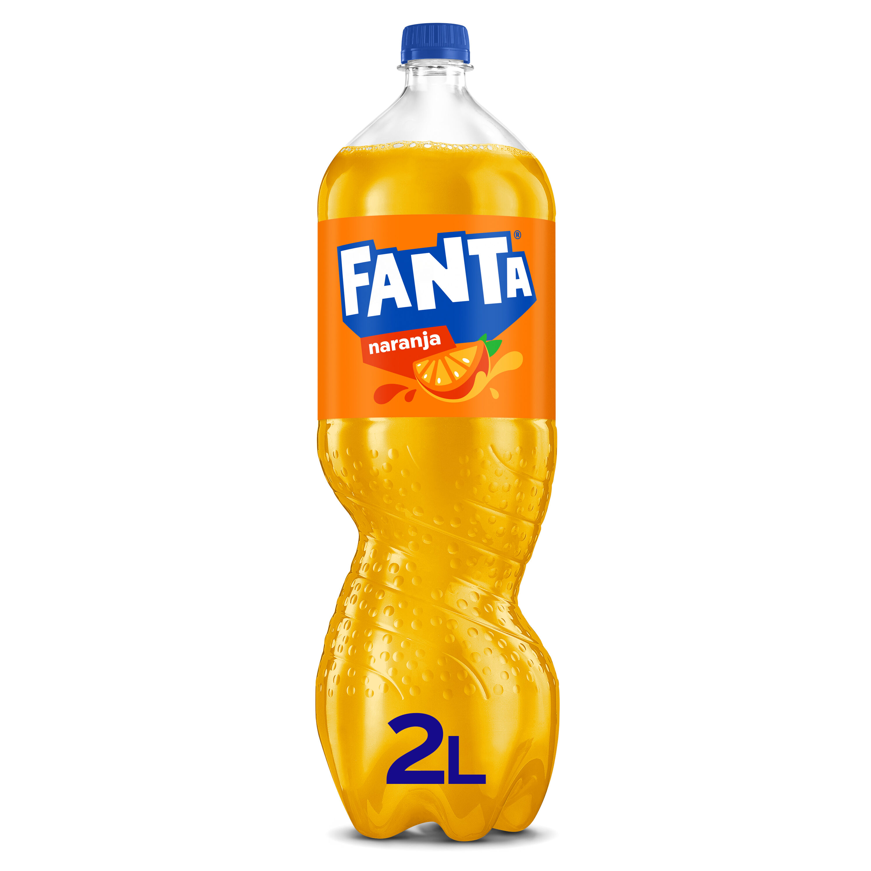 Refresco naranja Fanta botella 2l