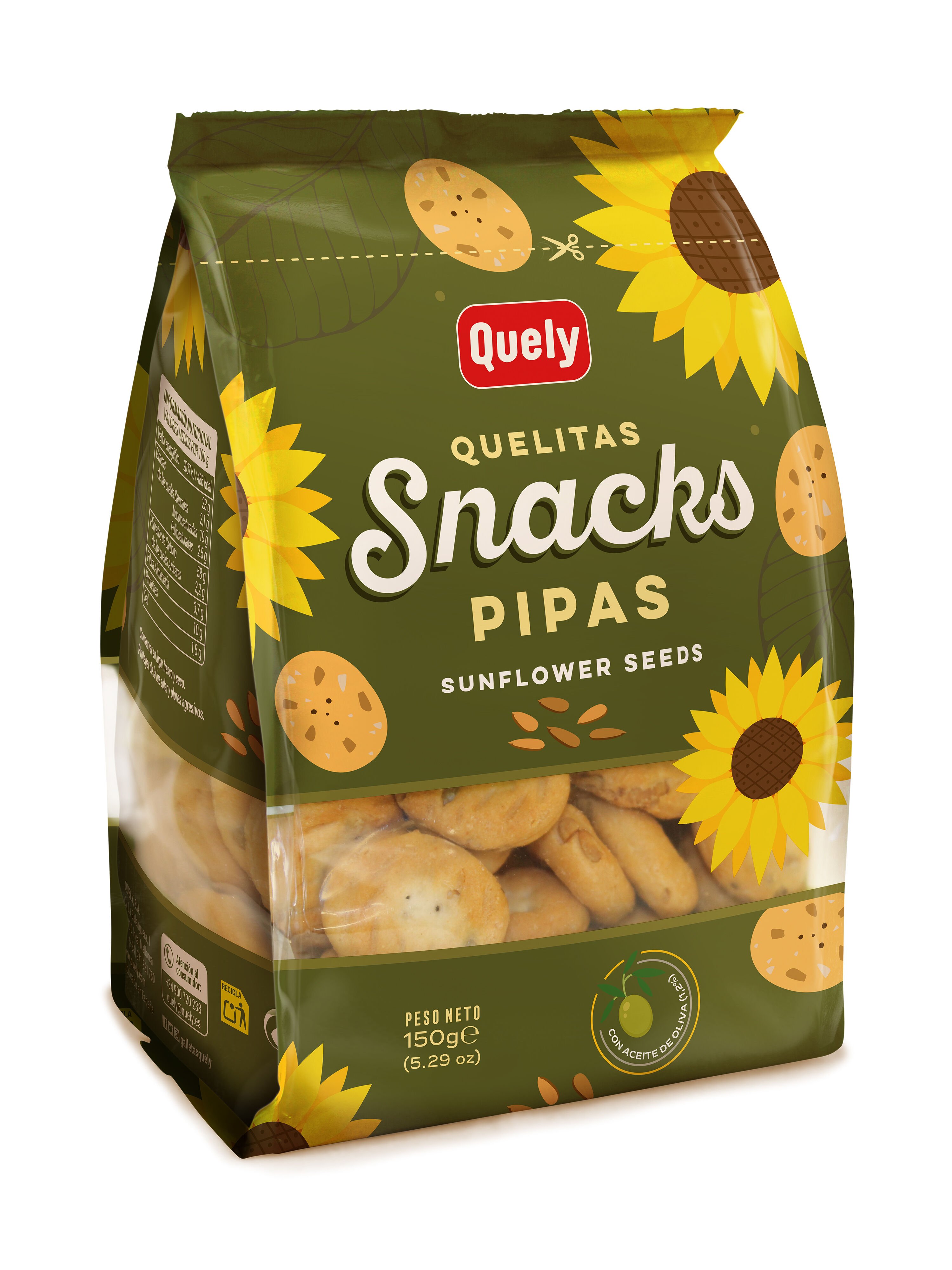 Quelitas Quely pipas girasol 150g