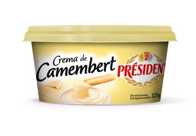 Queso crema de camembert para untar Pr&eacute;sident 125g