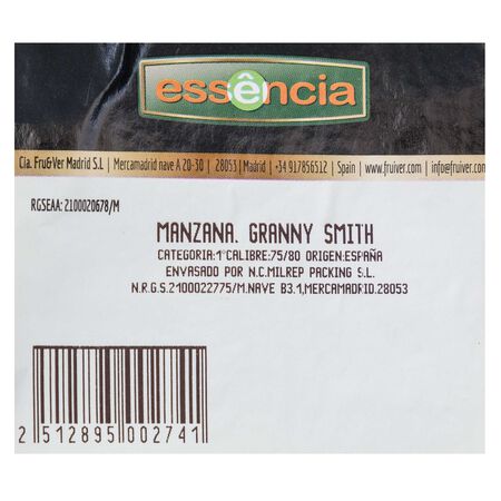 Manzana granny smith bandeja 1kg aproximadamente