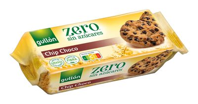 Galletas de chocolate sin az&uacute;car a&ntilde;adido zero Gull&oacute;n 125g
