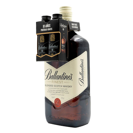 Whisky Ballantine's 1l + 2 Miniaturas de Ballantine's