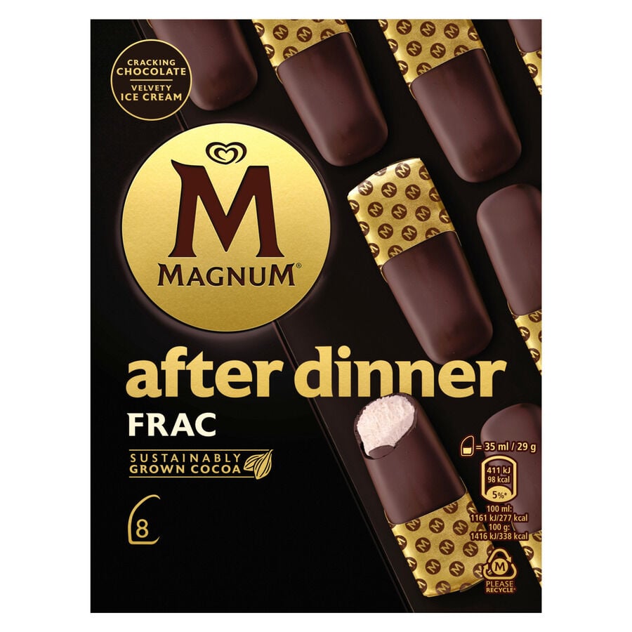Helado Magnum after dinner frac 8 uds