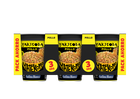Fideos orientales Yatekomo Yakisoba Pollo pack de 3 vasos de 93g
