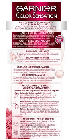 Tinte de cabello Garnier Color Sensation nº 5.0 castaño luminoso