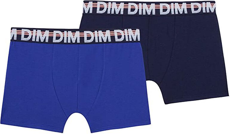 Boxers azul-negro Dim 2 unidades rosa 14 años