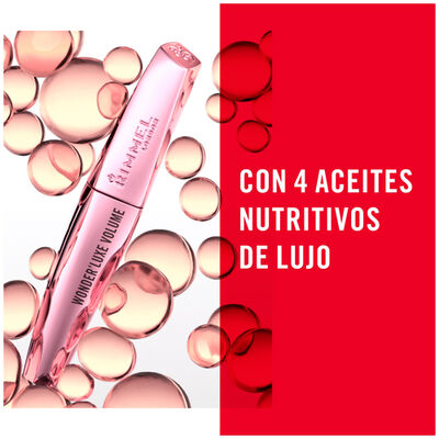 Máscara de pestañas Rimmel Wonderfully 001 luxe volume