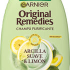 Champ&uacute; purificante Garnier Original Remedies 400ml arcilla suave y limon