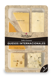 Tabla gourmet de 5 quesos internacionales Juan Luna 150 g