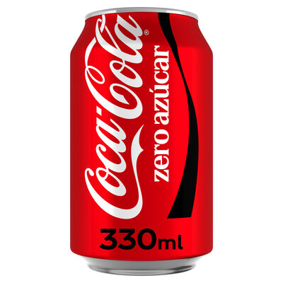 Refresco cola Coca-Cola lata 33cl zero az&uacute;car