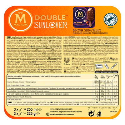 Helado Magnum double sunlover 3 uds