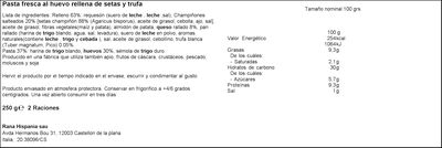 Girasoles gourmet trufa blanca y setas Rana 250g