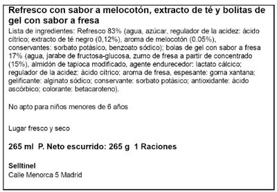 Refresco Bubble Tea OMG 265ml ME-Fresa