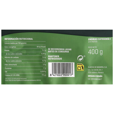 Endibia bandeja 400gr