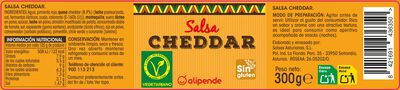 Salsa Alipende 300g cheddar