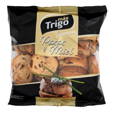 Mini tostas Mastrigo 120g con pasas y miel