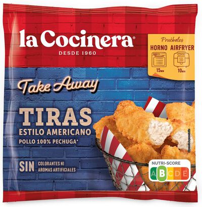 Tiras de pollo americano La Cocinera 360g