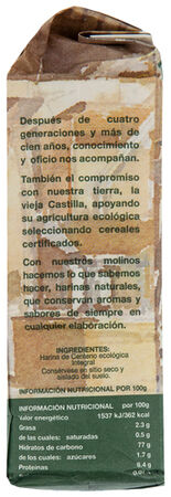 Harina de centeno integral eco Molino De Cerecinos 500g