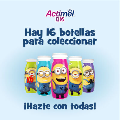 Actimel natural sin azúcares añadidos pack kids de 6x100g