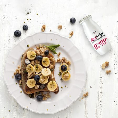L Casei Actimel 0% MG Danone pack 12 natural