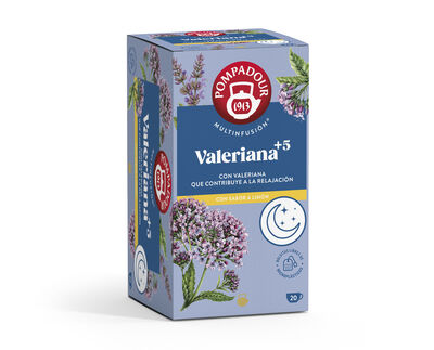 Infusi&oacute;n valeriana plus con lim&oacute;n Pompadour 20u