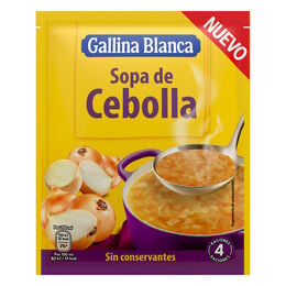Sopa con sabor a cebolla Gallina Blanca 48g