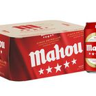 Cerveza rubia especial Mahou 5 Estrellas pack 12 latas 33cl