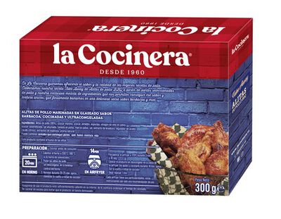 Alitas de pollo con salsa barbacoa La Cocinera 300 g
