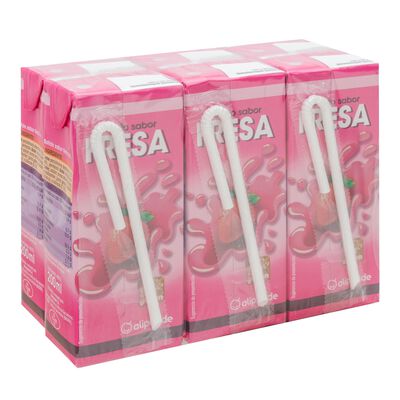 Batido Alipende pack 6 fresa 200ml