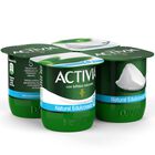Bífidus probiótico Activia 0% pack 4 natural edulcorado