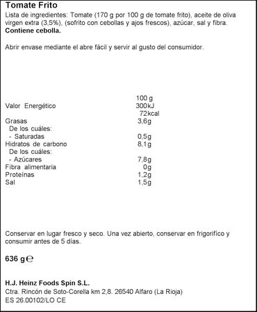 Tomate frito aceite oliva extra sin gluten Orlando p3