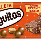 Turrón de chocolate con galleta Conguitos Lacasa 180g