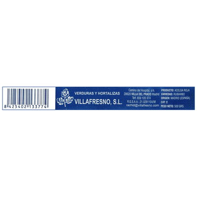 Acelga roja manojo 500g