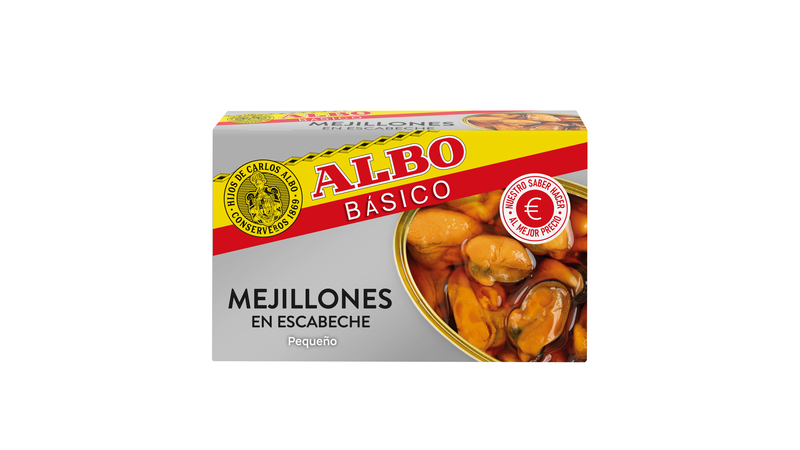 Mejillón pequeño en escabeche Albo 72g