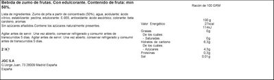 N&eacute;ctar de pi&ntilde;a Disfruta 2l