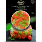 Tartar de salmón Royal 100g con aguacate