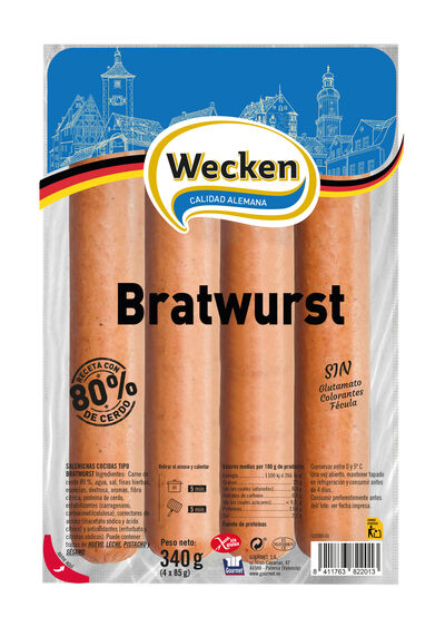 Salchicha Wecken 340G Bratwurst