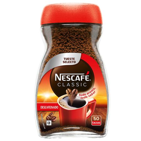 Café soluble descafeinado Nescafé 100g mezcla