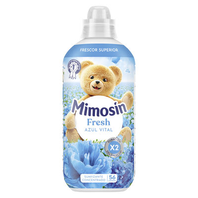 Suavizante concentrado Mimos&iacute;n 56 lavados azul vital