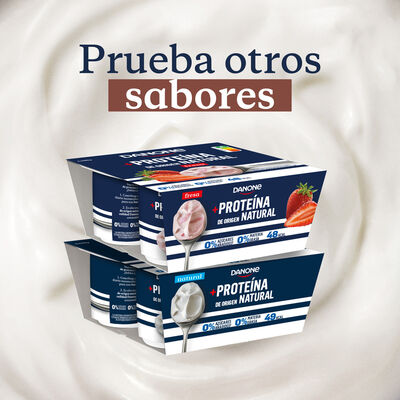 Yogur prote&iacute;nas Danone pack 4 stracciatella