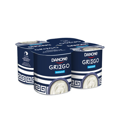 Yogur estilo griego Danone pack 4 natural