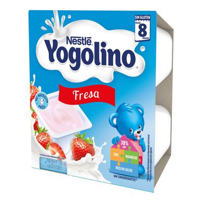 Postre Nestl&eacute; Yogolino fresa desde 8meses pack 4