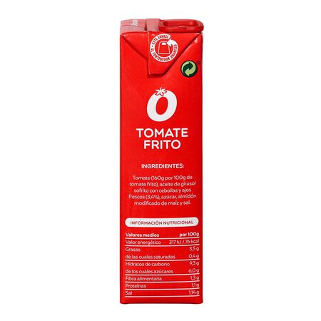 Tomate frito sin gluten abre fácil Orlando350g