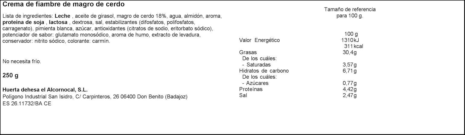 Crema de jamón york Iberitos 250g