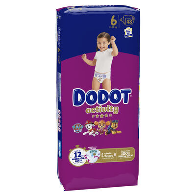 Pañal Dodot activity talla 6 48 unidades