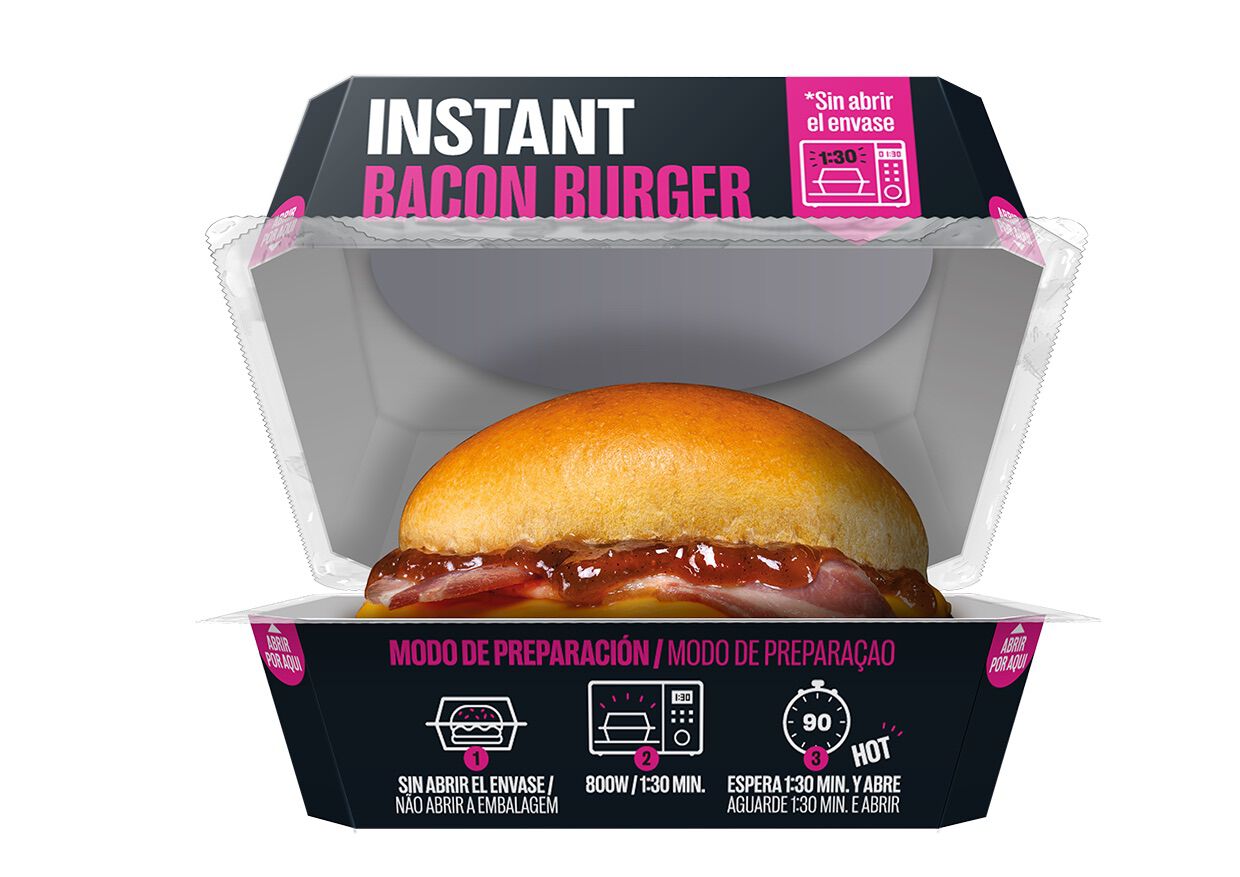 Bacon burguer broklyn town 92% vacuno 210g