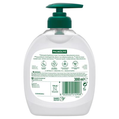 Jab&oacute;n de manos con dosificador Palmolive 300ml leche y almendras